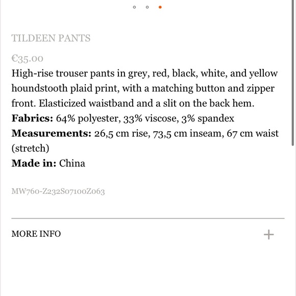 🌺 Brandy Melville Tildeen Pants 🌺 - Picture 6 of 6